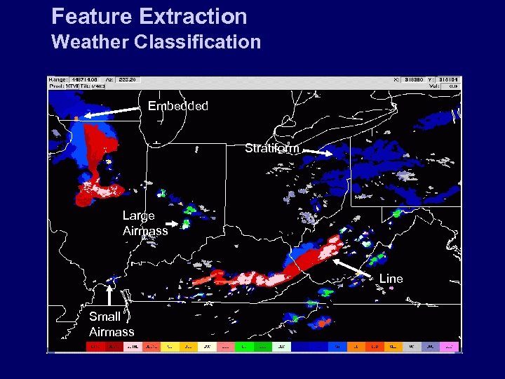 Feature Extraction Weather Classification Embedded Stratiform Large Airmass Line Small Airmass 
