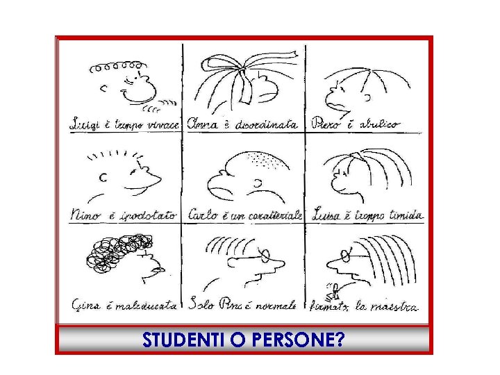 STUDENTI O PERSONE? 