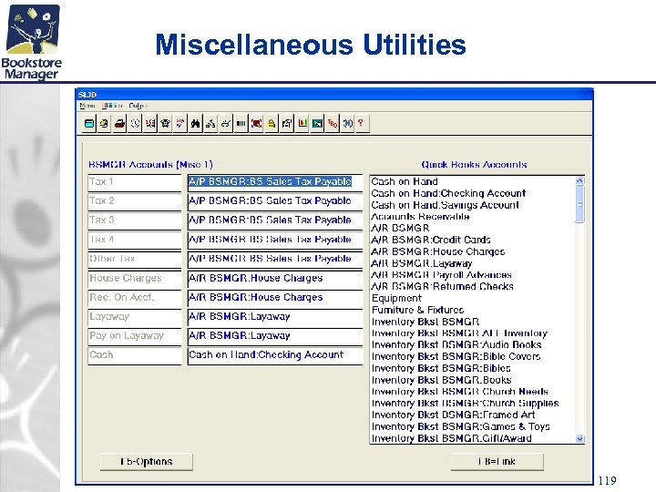 Miscellaneous Utilities 119 