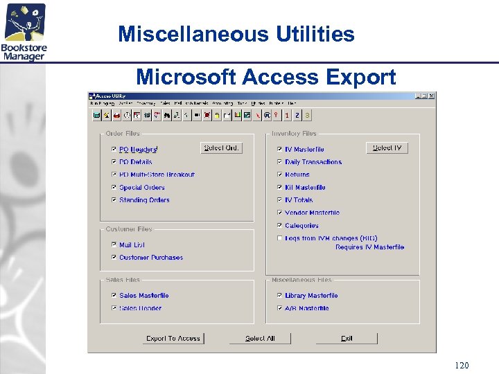 Miscellaneous Utilities Microsoft Access Export 120 