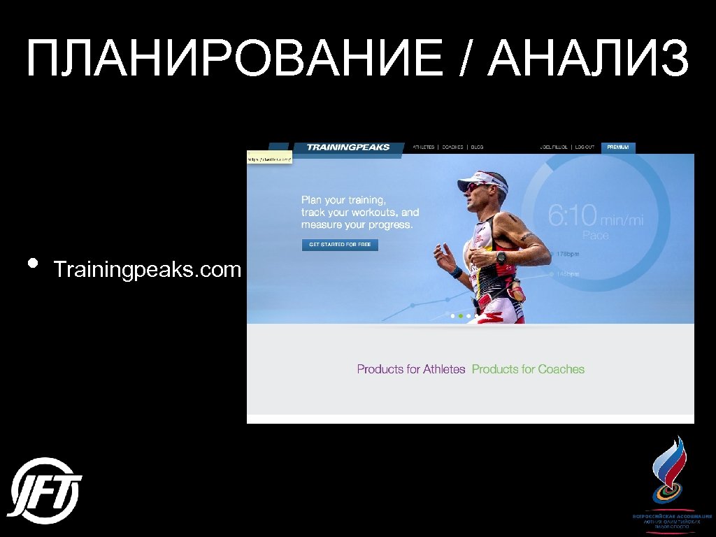 ПЛАНИРОВАНИЕ / АНАЛИЗ • Trainingpeaks. com 