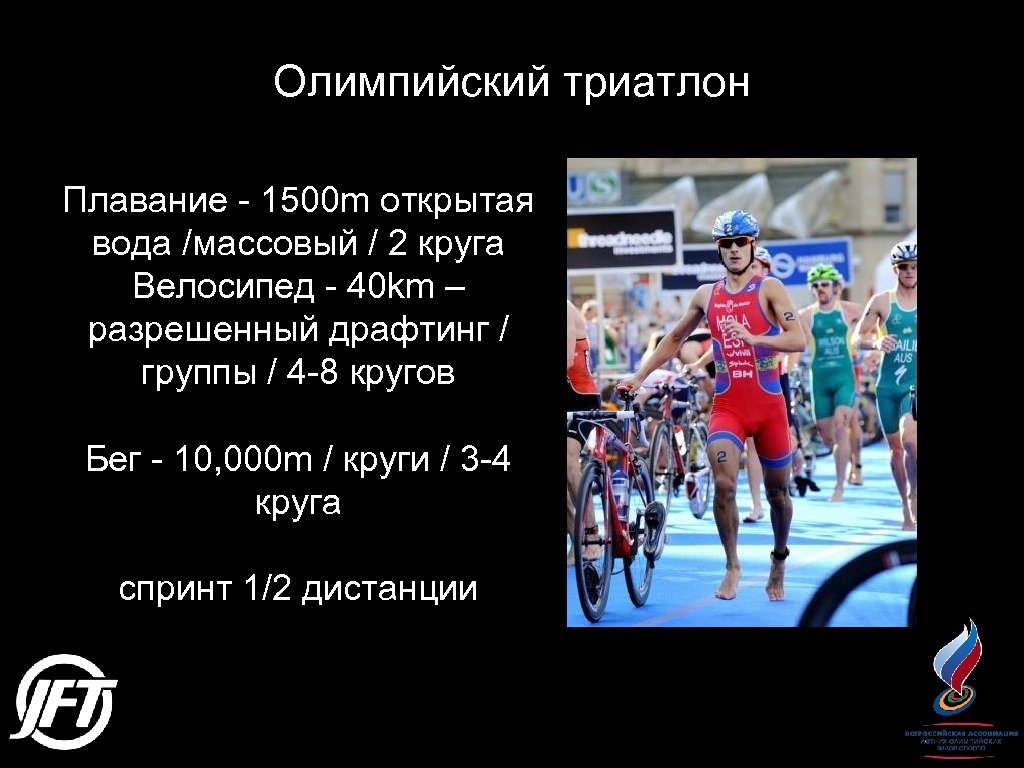 Олимпийский триатлон Плавание - 1500 m открытая вода /массовый / 2 круга Велосипед -