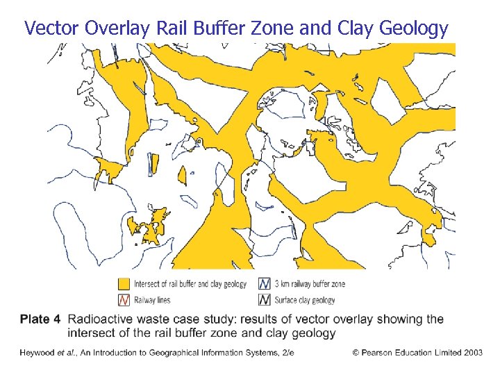 Vector Overlay Rail Buffer Zone and Clay Geology 