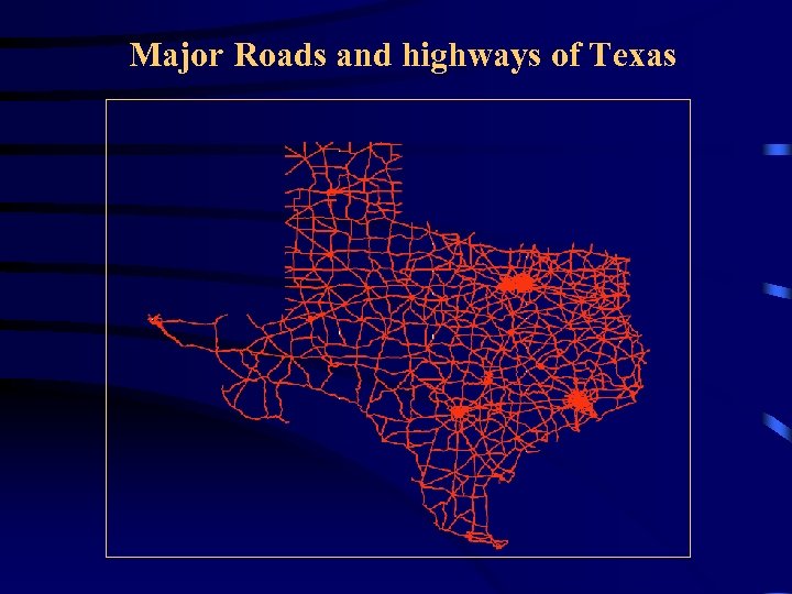 Major Roads and highways of Texas 