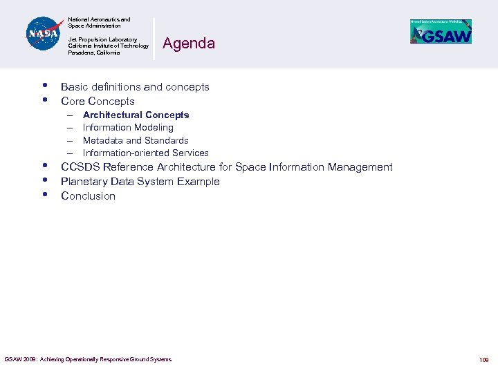 National Aeronautics and Space Administration Jet Propulsion Laboratory California Institute of Technology Pasadena, California