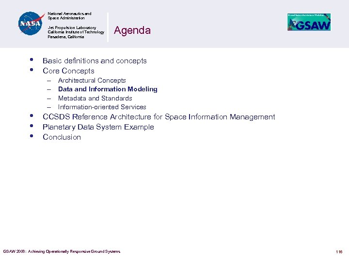 National Aeronautics and Space Administration Jet Propulsion Laboratory California Institute of Technology Pasadena, California