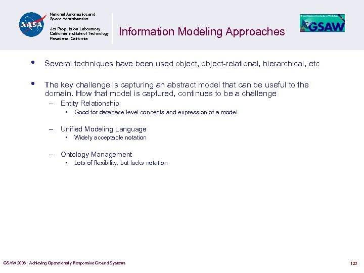 National Aeronautics and Space Administration Jet Propulsion Laboratory California Institute of Technology Pasadena, California