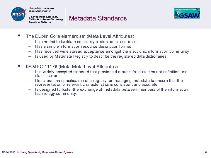National Aeronautics and Space Administration Jet Propulsion Laboratory California Institute of Technology Pasadena, California