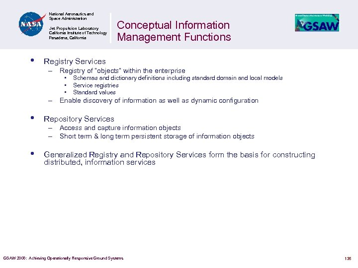 National Aeronautics and Space Administration Jet Propulsion Laboratory California Institute of Technology Pasadena, California