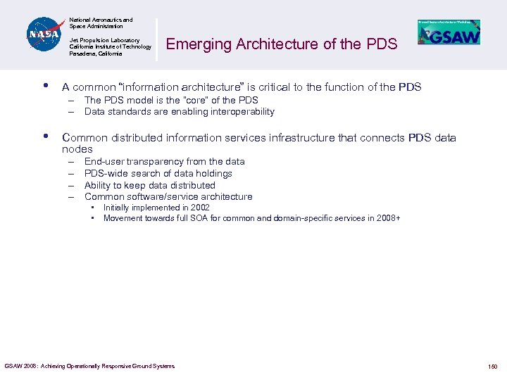 National Aeronautics and Space Administration Jet Propulsion Laboratory California Institute of Technology Pasadena, California