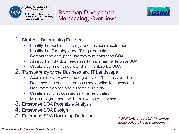 National Aeronautics and Space Administration Jet Propulsion Laboratory California Institute of Technology Pasadena, California