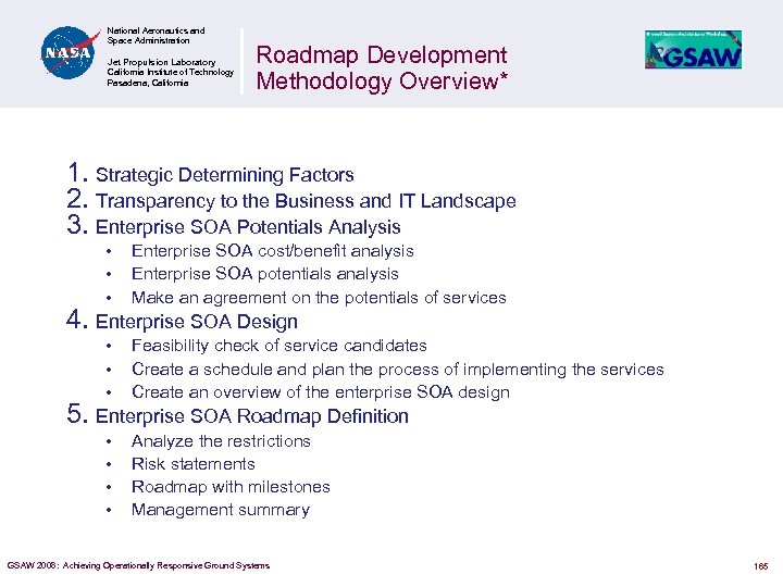 National Aeronautics and Space Administration Jet Propulsion Laboratory California Institute of Technology Pasadena, California