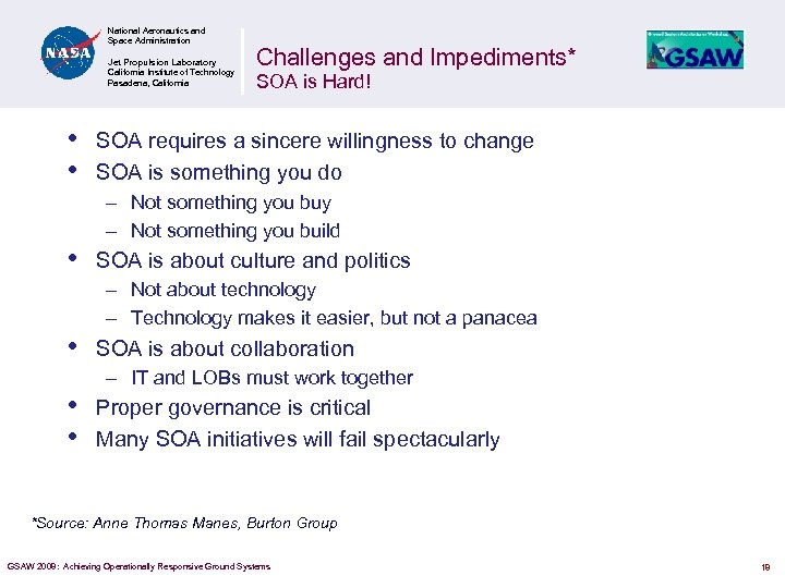 National Aeronautics and Space Administration Jet Propulsion Laboratory California Institute of Technology Pasadena, California