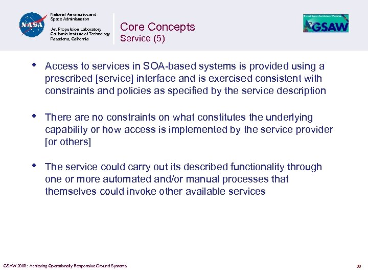 National Aeronautics and Space Administration Jet Propulsion Laboratory California Institute of Technology Pasadena, California