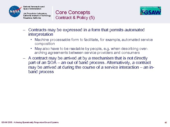 National Aeronautics and Space Administration Jet Propulsion Laboratory California Institute of Technology Pasadena, California