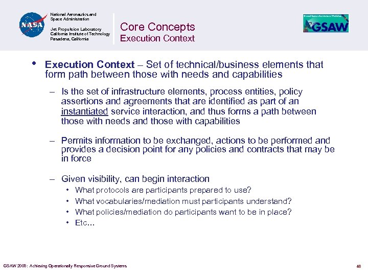 National Aeronautics and Space Administration Jet Propulsion Laboratory California Institute of Technology Pasadena, California