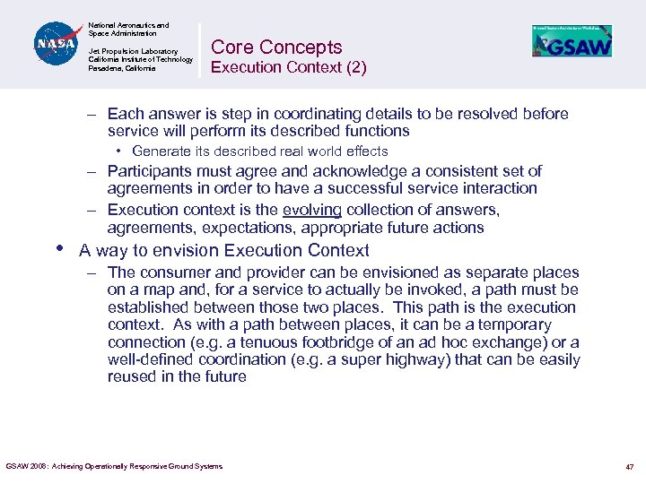 National Aeronautics and Space Administration Jet Propulsion Laboratory California Institute of Technology Pasadena, California