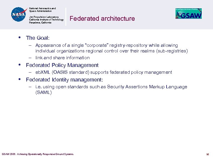 National Aeronautics and Space Administration Jet Propulsion Laboratory California Institute of Technology Pasadena, California
