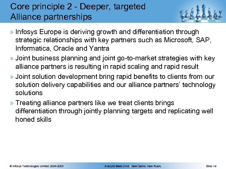 Core principle 2 - Deeper, targeted Alliance partnerships » Infosys Europe is deriving growth