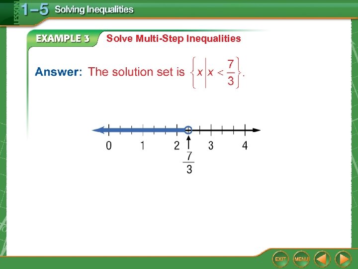 Solve Multi-Step Inequalities 