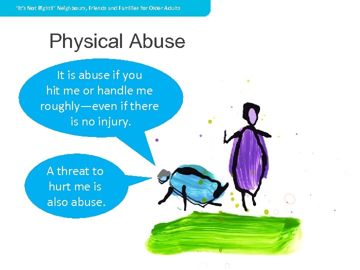 “It’s Not Right!” Neighbours, Friends and Families for Older Adults Physical Abuse It is