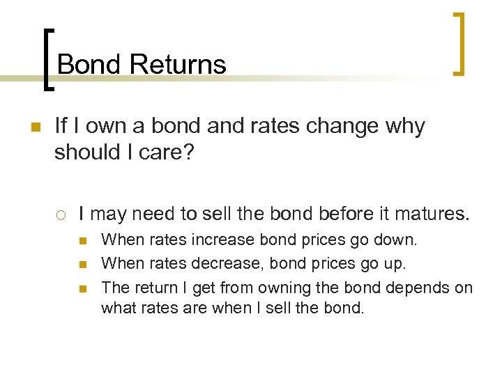 Interest Rates And Money Treasury Bills N