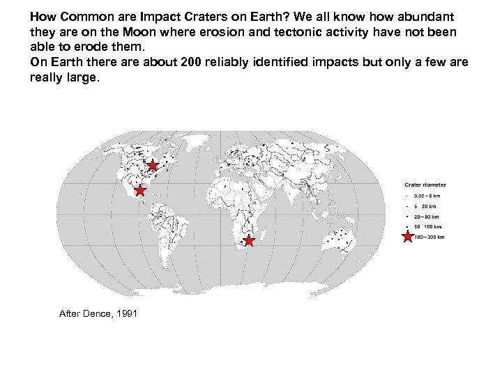 How Common are Impact Craters on Earth? We all know how abundant they are