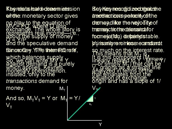 The classical economists Keynes’s hard-drawn version wrote: of the monetary sector gives no play