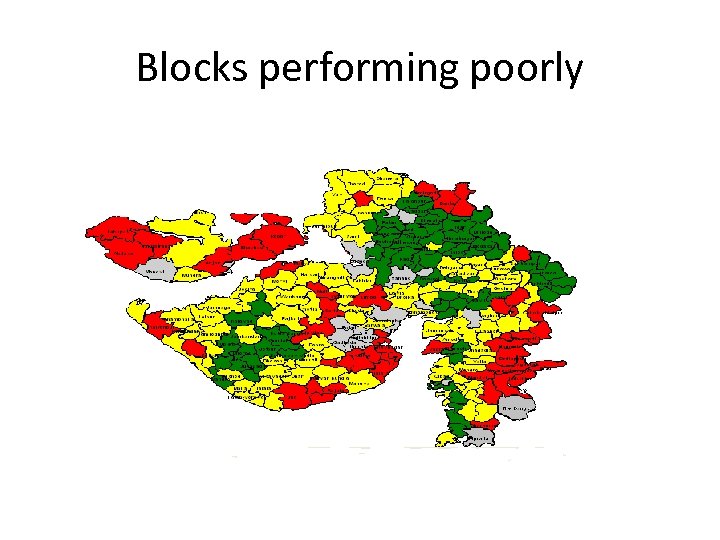 Blocks performing poorly 