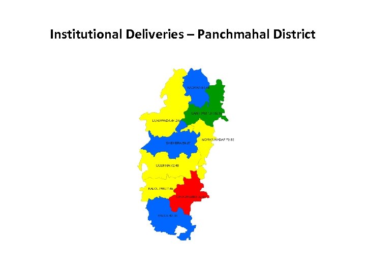 Institutional Deliveries – Panchmahal District 