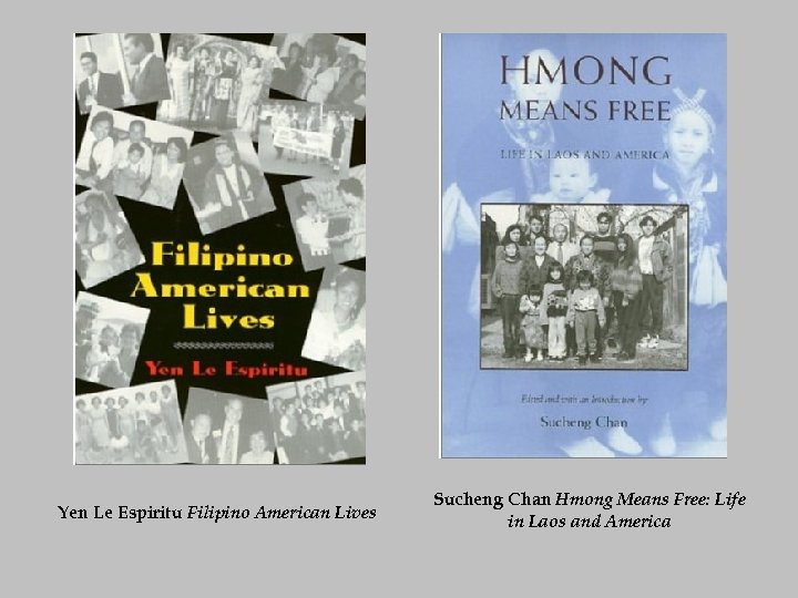 Yen Le Espiritu Filipino American Lives Sucheng Chan Hmong Means Free: Life in Laos