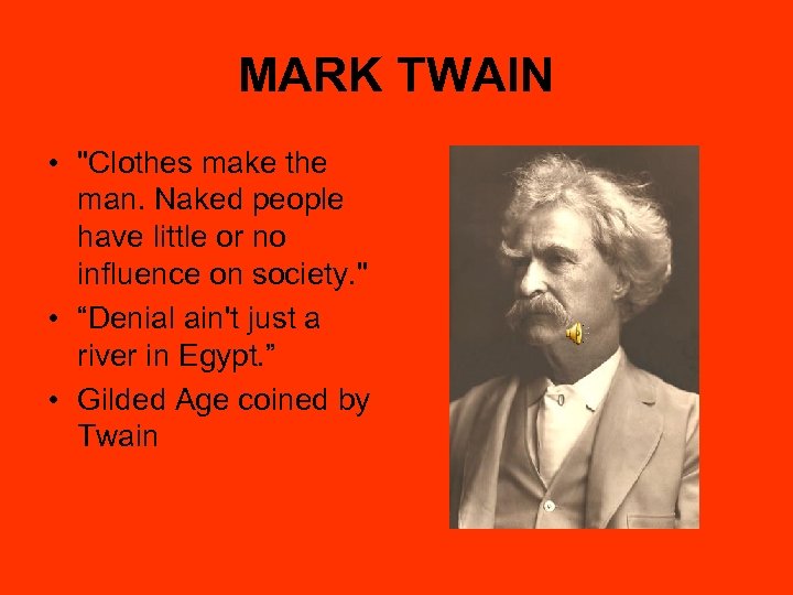 MARK TWAIN • 