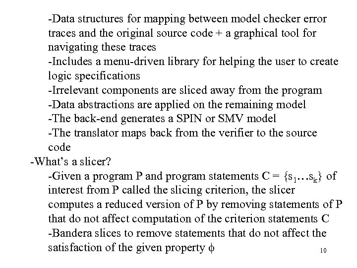 -Data structures for mapping between model checker error traces and the original source code