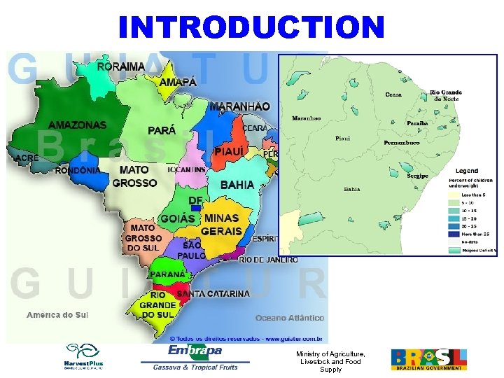 INTRODUCTION Ministry of Agriculture, Livestock and Food Supply 