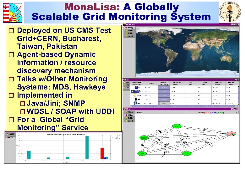 Mona. Lisa: A Globally Scalable Grid Monitoring System r Deployed on US CMS Test
