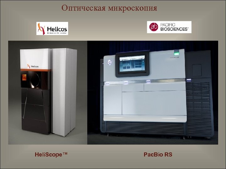 Оптическая микроскопия Heli. Scope™ Pac. Bio RS 