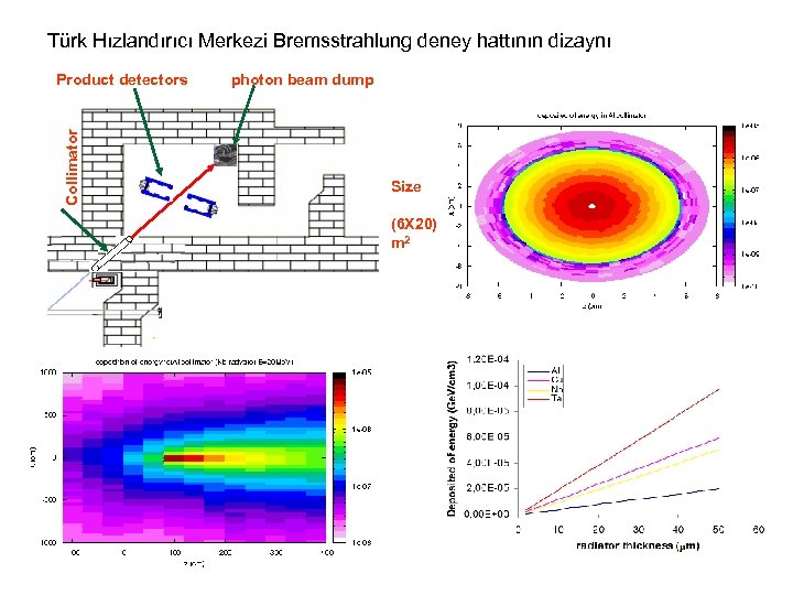 Türk Hızlandırıcı Merkezi Bremsstrahlung deney hattının dizaynı Product detectors photon beam dump Collimator etc