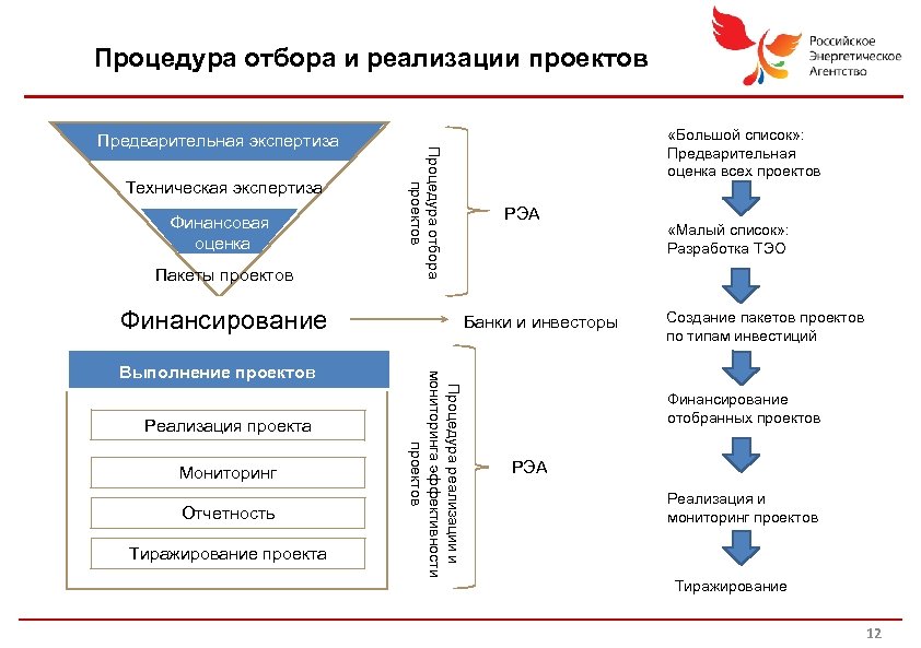 Предварительная экспертиза. Процедура реализации проекта. Тиражирование проекта это. Мониторинг эффективности реализации проекта. Реализация проекта.