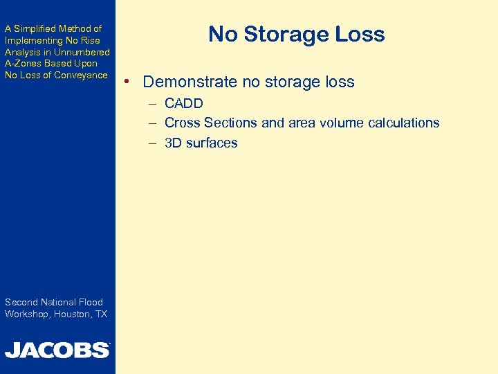 A Simplified Method of Implementing No Rise Analysis in Unnumbered A-Zones Based Upon No