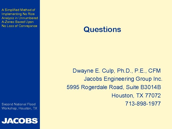A Simplified Method of Implementing No Rise Analysis in Unnumbered A-Zones Based Upon No