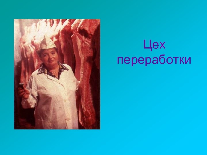 Цех переработки 