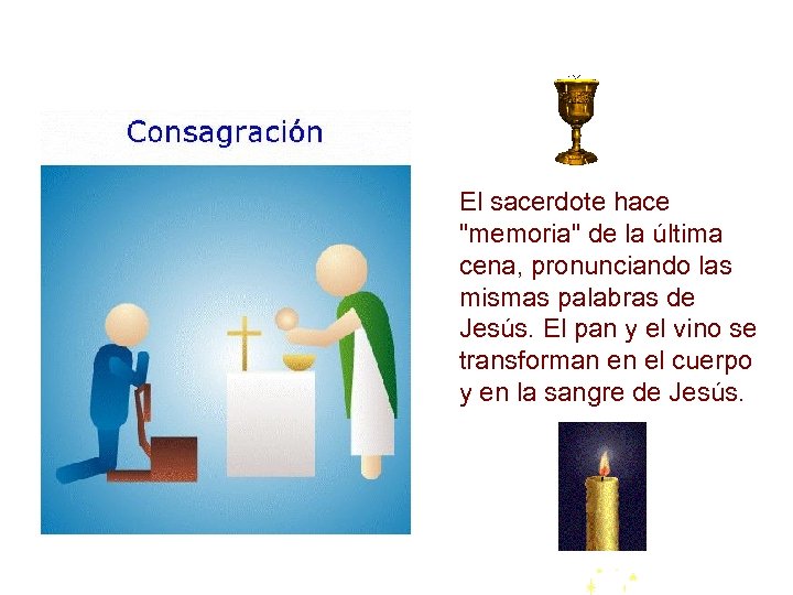 El sacerdote hace 