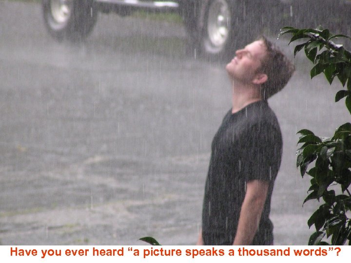 Have you ever heard “a picture speaks a thousand words”? 