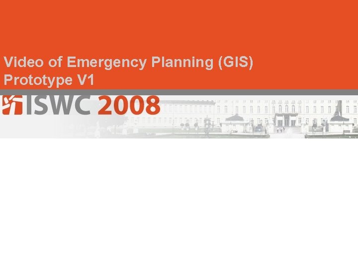 Video of Emergency Planning (GIS) Prototype V 1 
