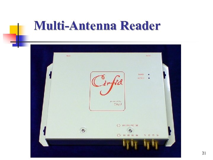 Multi-Antenna Reader 21 