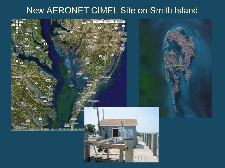 New AERONET CIMEL Site on Smith Island 