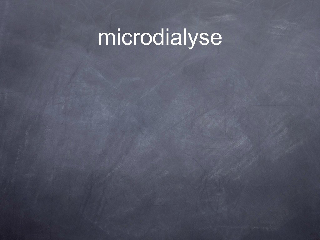 microdialyse 