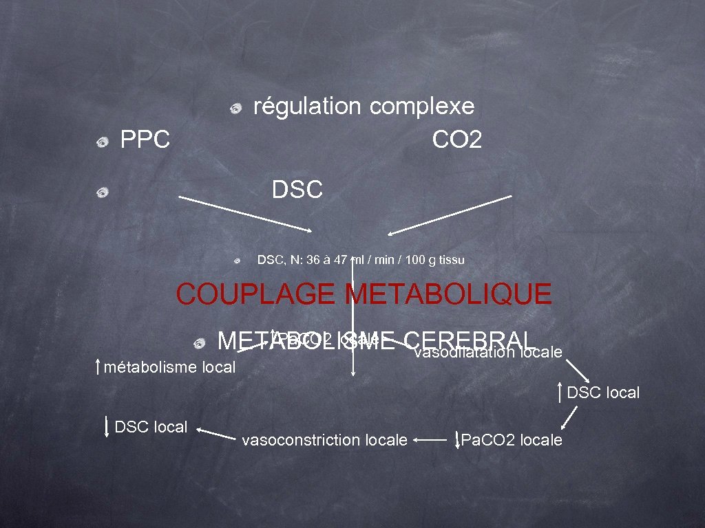régulation complexe CO 2 PPC DSC, N: 36 à 47 ml / min /