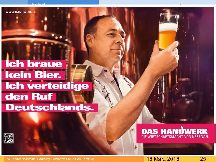 © Handwerkskammer Hamburg, Holstenwall 12, 20355 Hamburg Professional Education/Oliver Thieß © Handwerkskammer Hamburg, Holstenwall