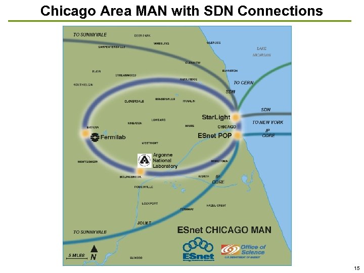 Chicago Area MAN with SDN Connections 15 